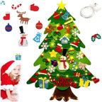 Everized Felt Christmas Tree for Kids – DIY Tree with 32 Ornaments - 1
