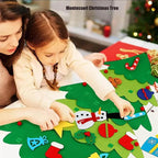 Everized Felt Christmas Tree for Kids – DIY Tree with 32 Ornaments 4