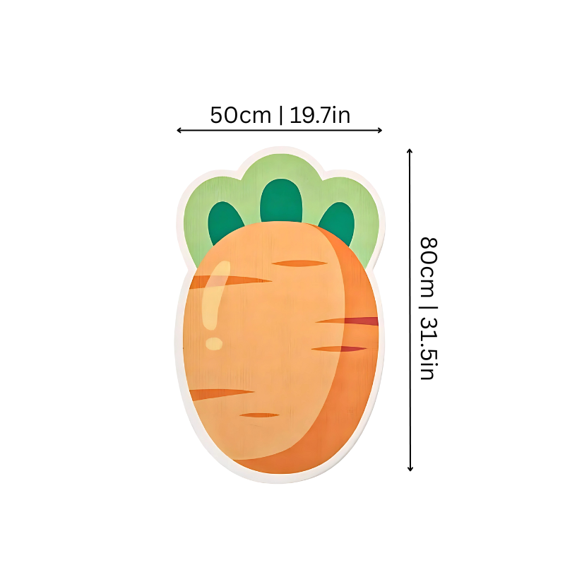 WhiskerGizmo™ Carrot Cat Scratcher Mat