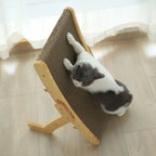 Adjustable Wooden Cat Scratcher Bed