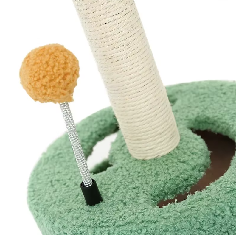 Sunflower Cat Scratching Post - Scratching Post With Toy And Interactive Cat Playground