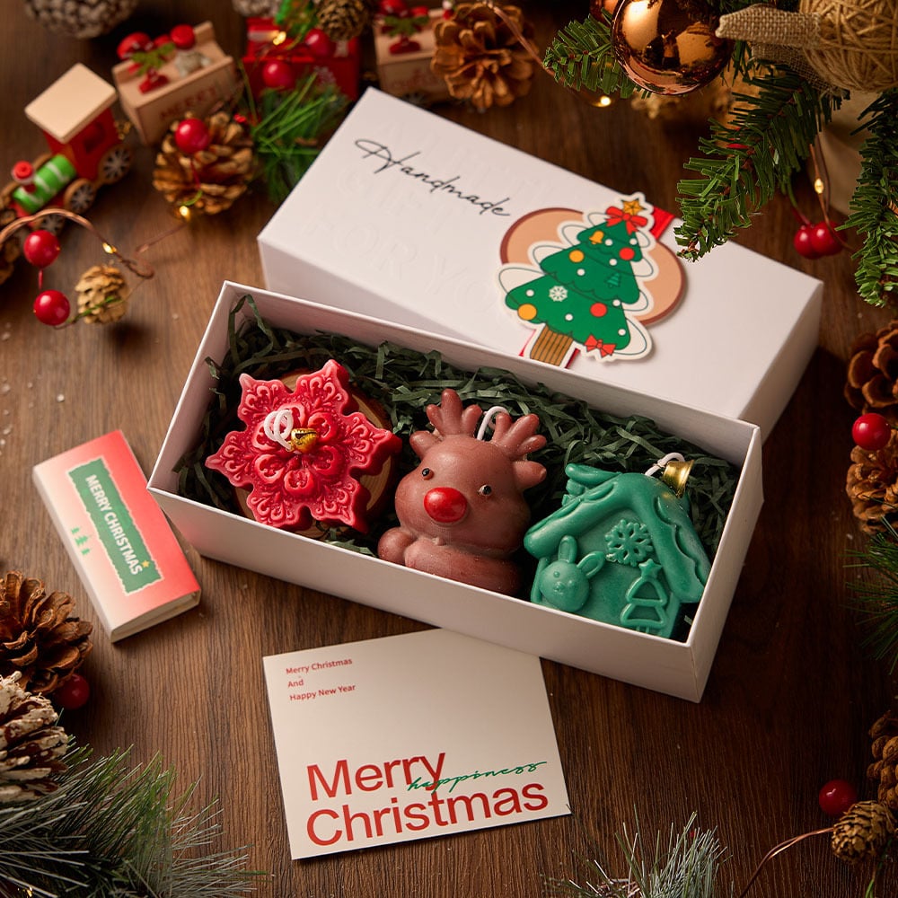 Varietyan - Cute Festive Scented Candles | Handmade Christmas Gift Set 2