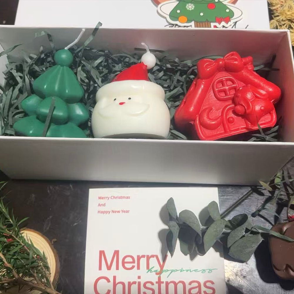 Varietyan - Cute Festive Scented Candles | Handmade Christmas Gift Set 3