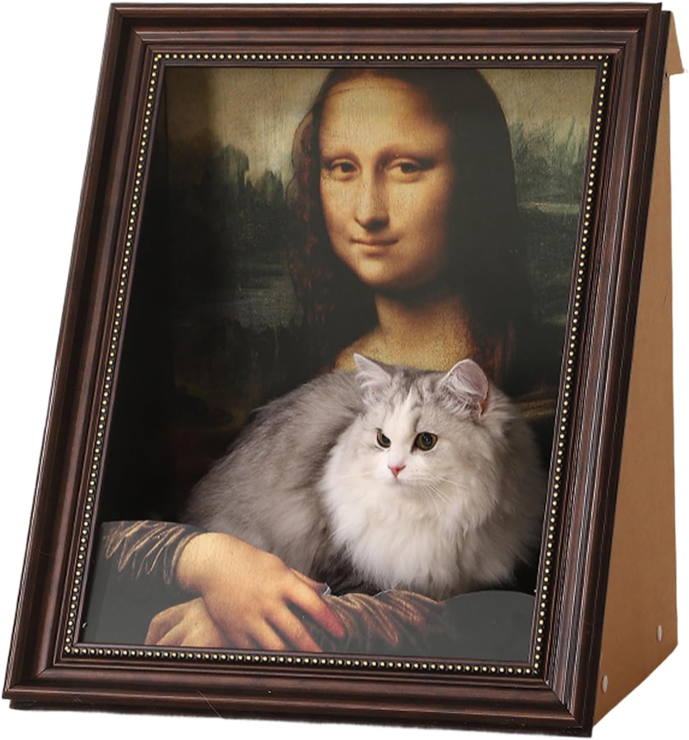 Mona Lisa Cat Scratcher Bed - 3.0