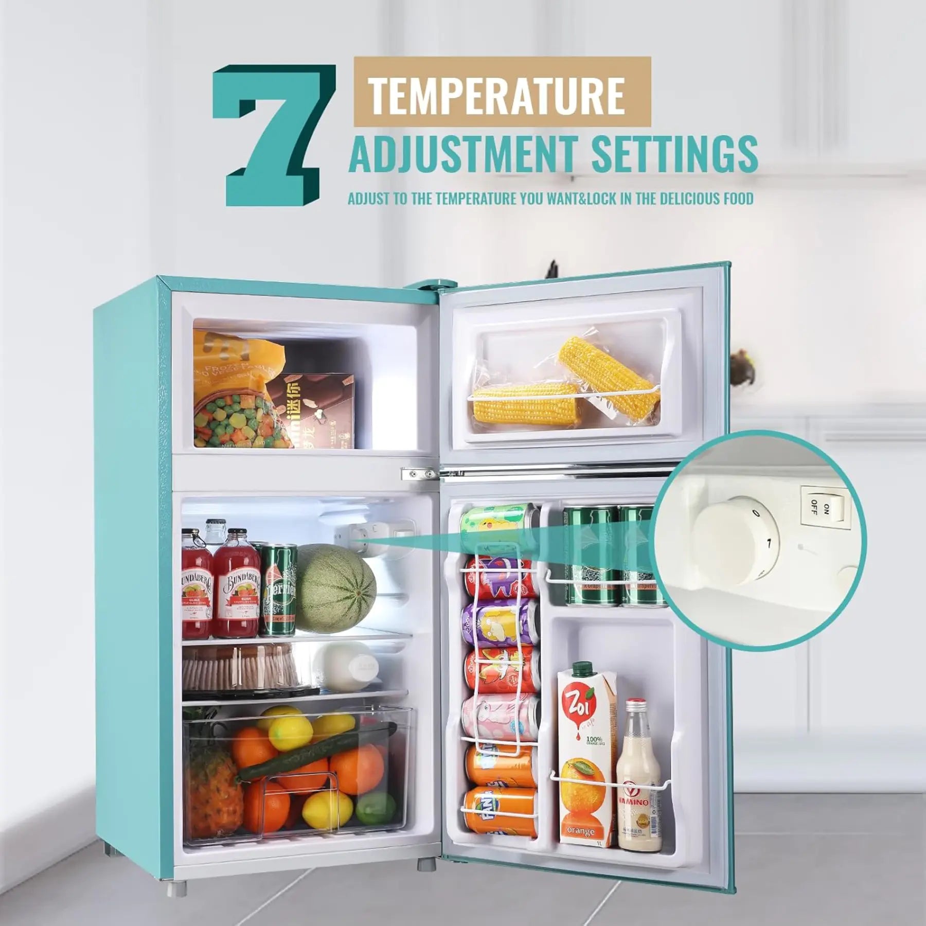 ChillBerry™ Retro Mini Fridge