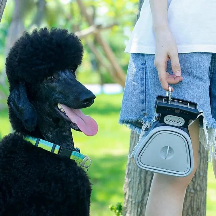 Portable Dog Poop Scooper with Waste Bag Dispenser