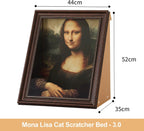Mona Lisa Cat Scratcher Bed - 3.0