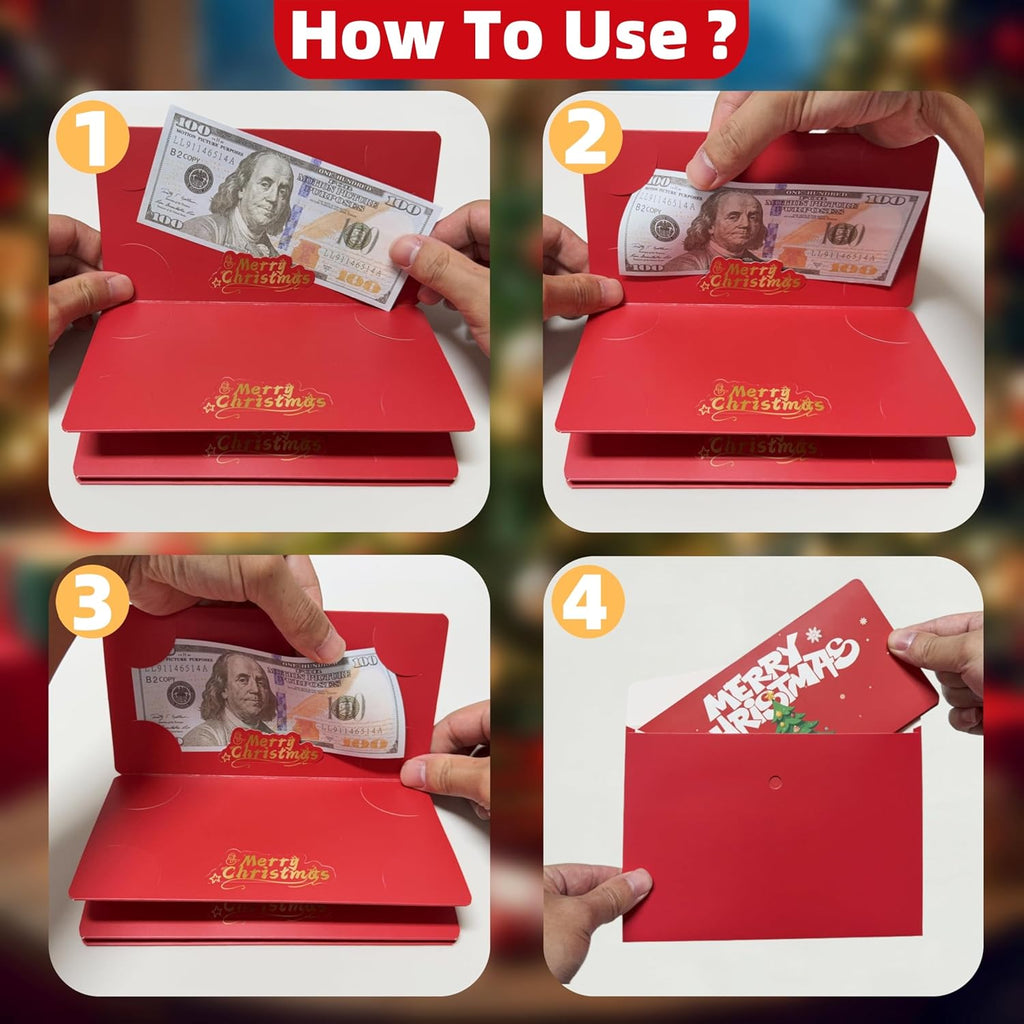 Christmas Cash Gift Envelope – A Creative Way to Give Cash this Christmas!
