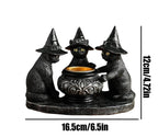 🕯️Ghost Wizard Magic Cat Candlestick (not include candles)