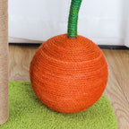 Cat Palm Sisal Scratching Post with Orange
