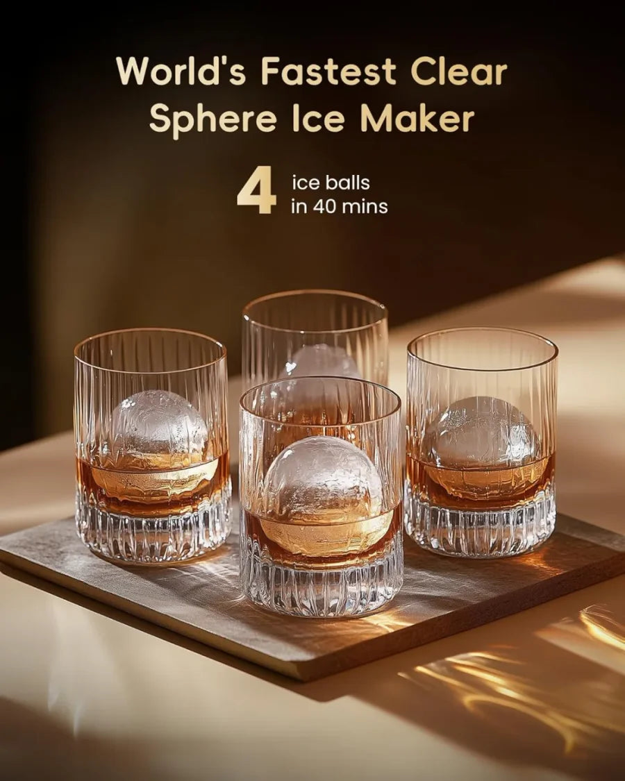 Clear Ice Ball Maker Machine Countertop