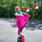 Granny Pants Yard Game Set – Giant Outdoor Parent-Child Game with Bouncy Ball & Pump