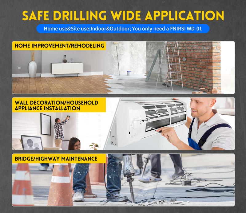Precision Metal Detector Wall Scanner with Positioning Hole