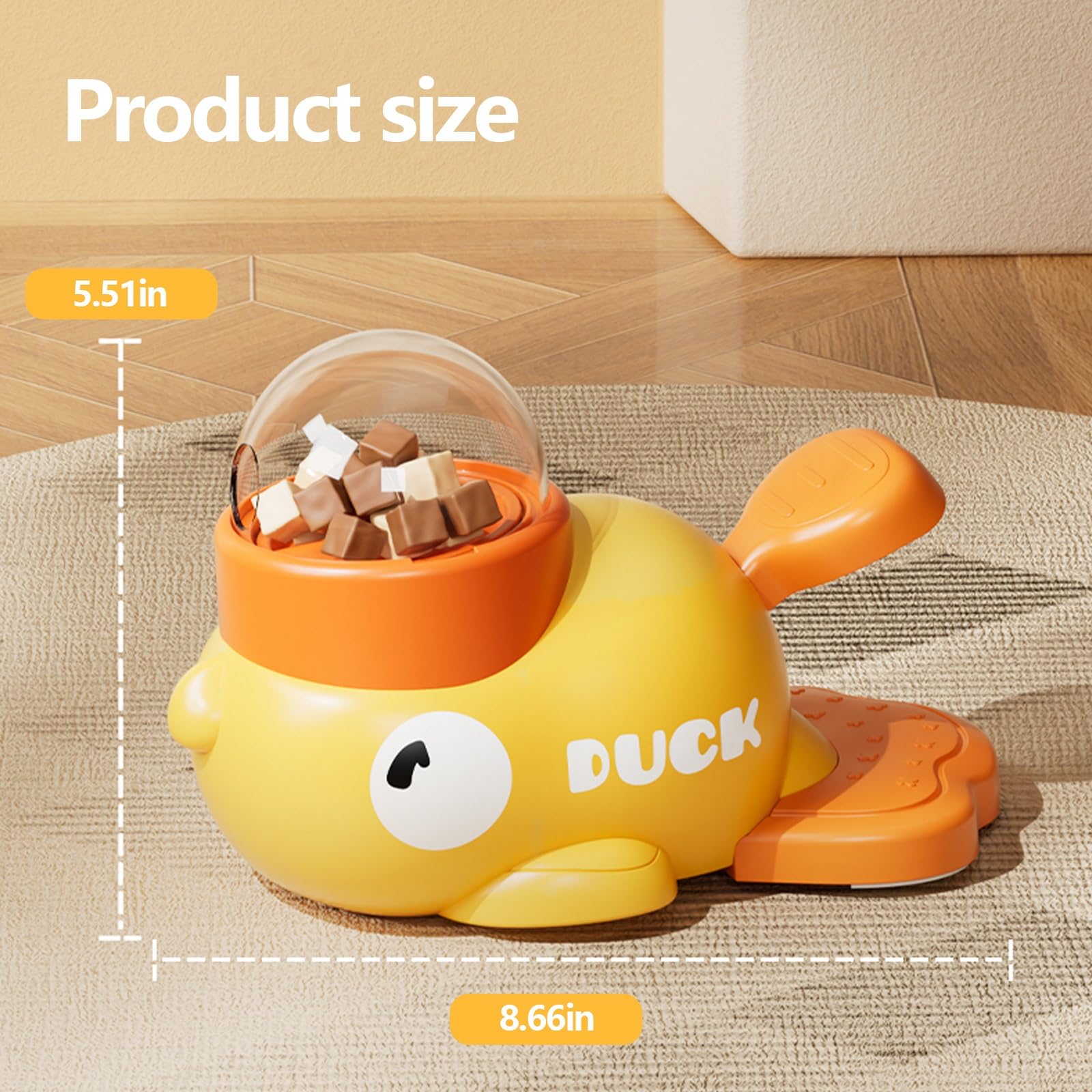 Interactive Duck-Shaped Puzzle Feeder for Dogs - DogPlaybox