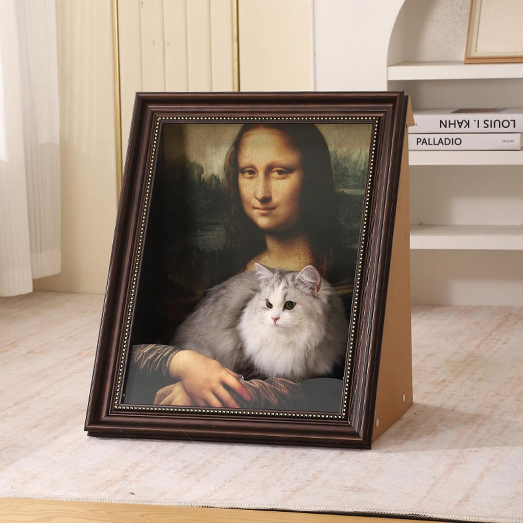 Mona Lisa Cat Scratcher Bed - 3.0