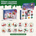 Christmas Advent Calendar Building Blocks Set