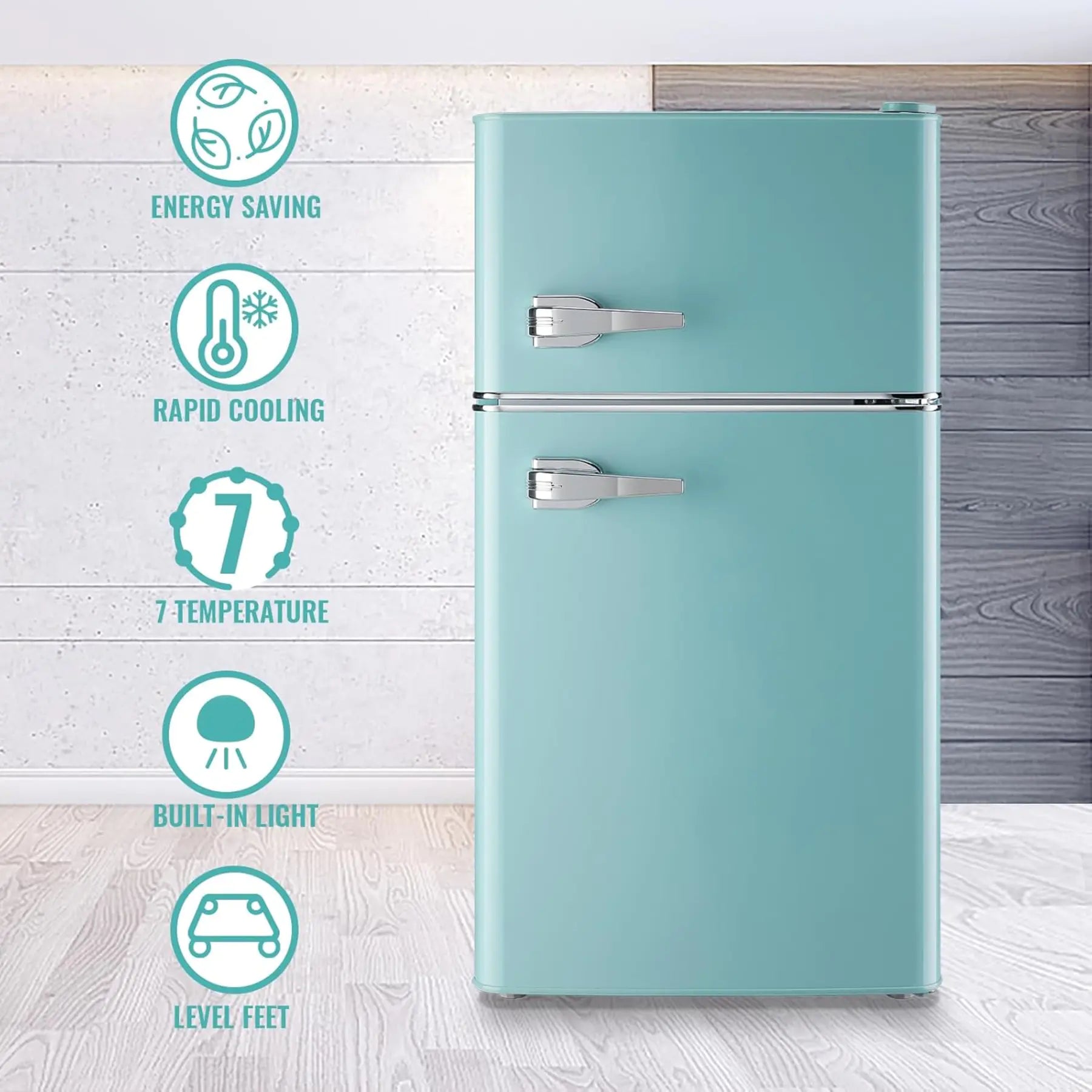 ChillBerry™ Retro Mini Fridge