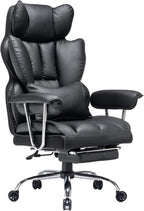 ✨ Executive Office Chair with Leg Rest and Lumbar Support