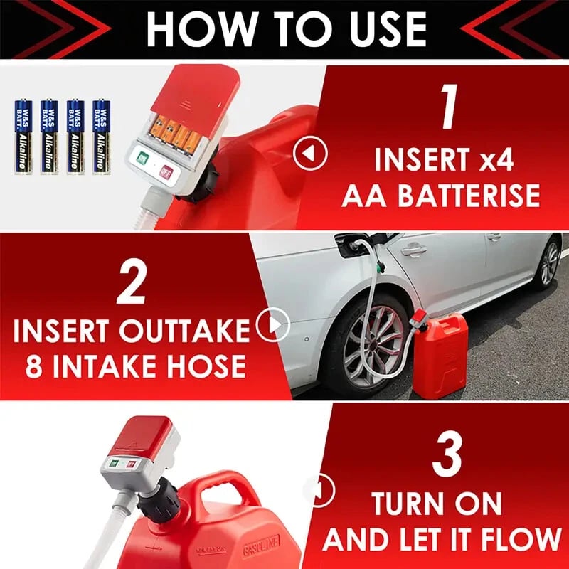 🔥Portable Battery Powered Fuel Transfer Pump