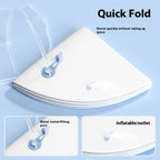 Pet Cooling Splash Pad with Inflatable Rim & Built-In Floating Toys