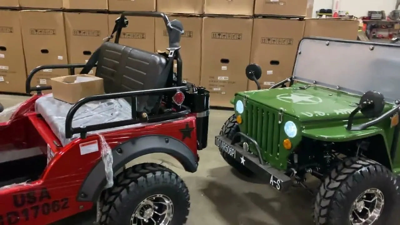 🔥 Factory clearance sale-Mini Gas 125cc jeep Mini Truck ELITE Edition (Supports worldwide shipping)