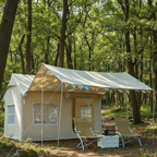 Waterproof Light Weight Oxford Cloth Automatic Inflatable Tent With Camping Equipment