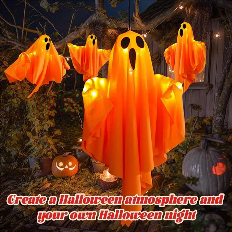 👻👻Halloween Glowing Ghost Chandelier