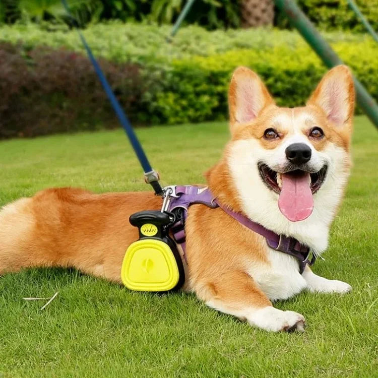 Portable Dog Poop Scooper with Waste Bag Dispenser