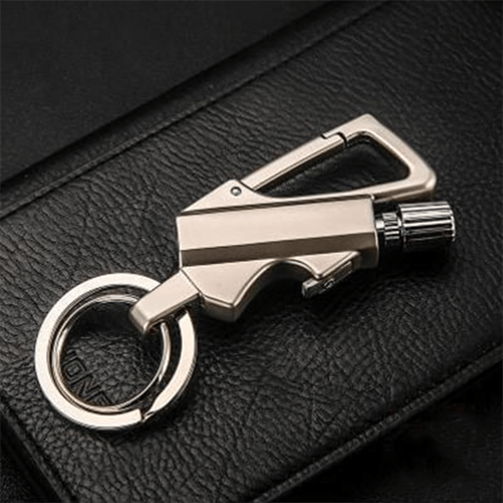 💥Permanent Match Infinity Lighter with Multitool Keychain Bottle Opener