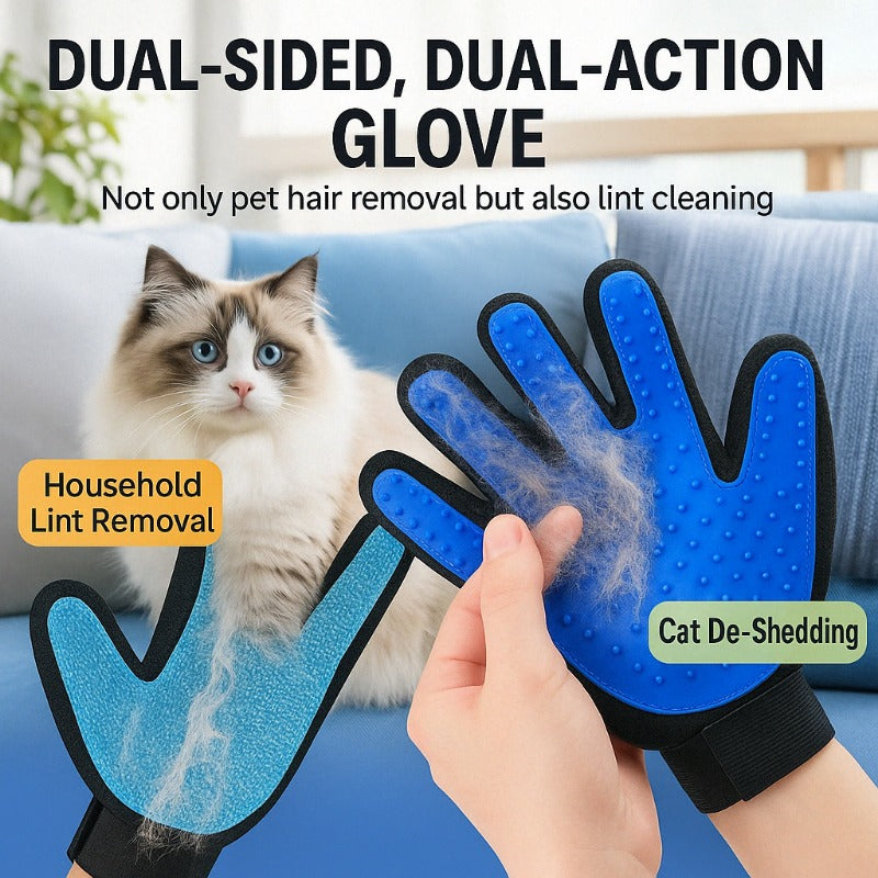 Dual-Action Groom & Lint Glove