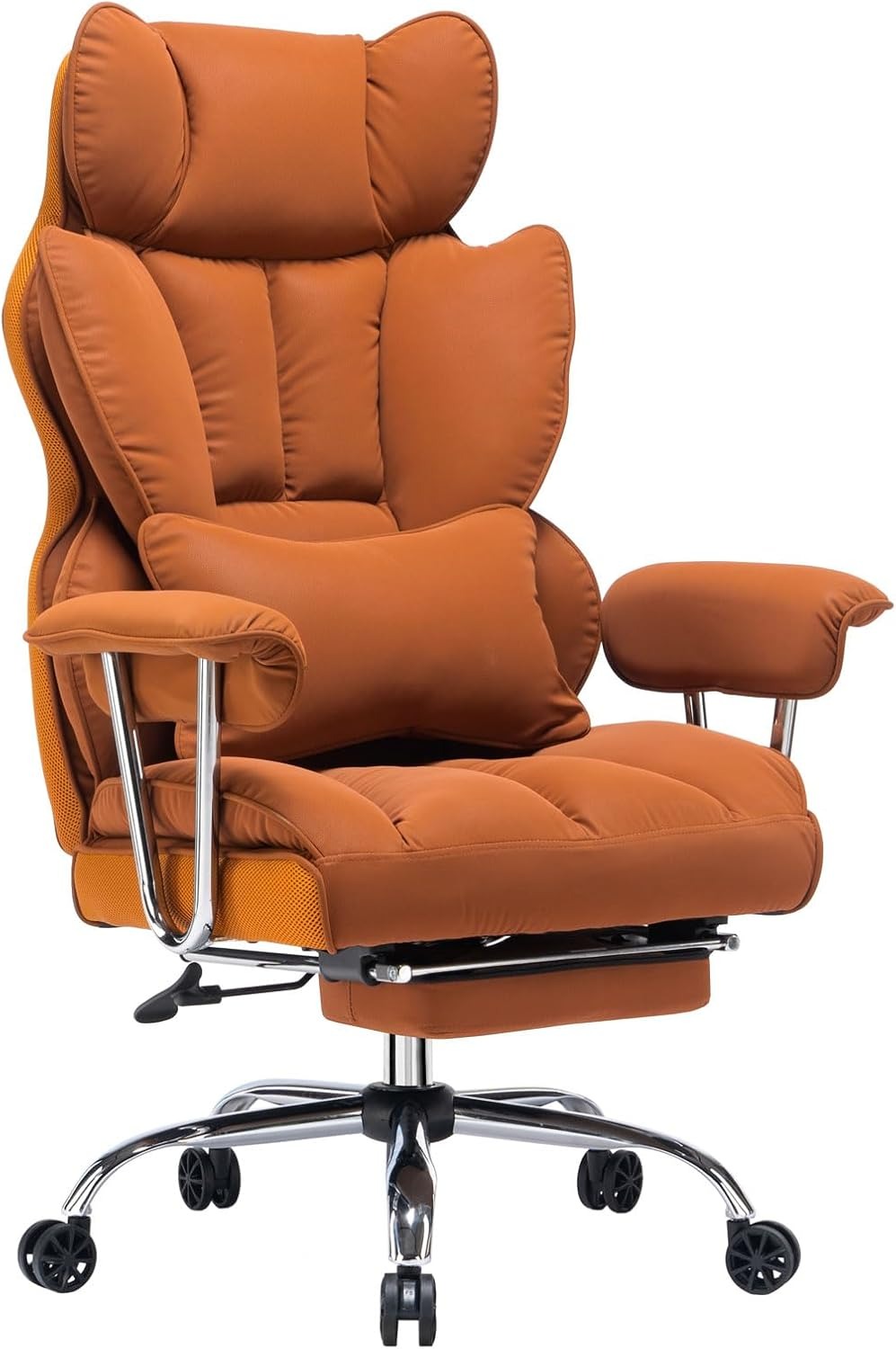 ✨ Executive Office Chair with Leg Rest and Lumbar Support