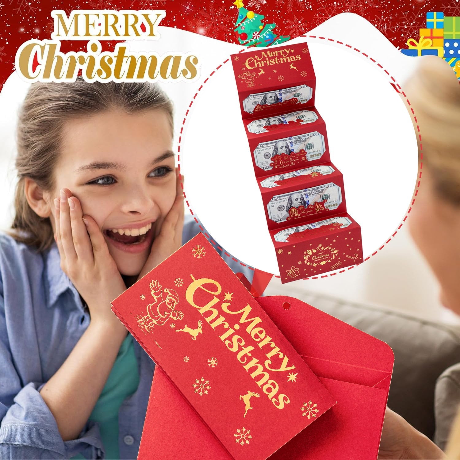 Christmas Cash Gift Envelope – A Creative Way to Give Cash this Christmas!