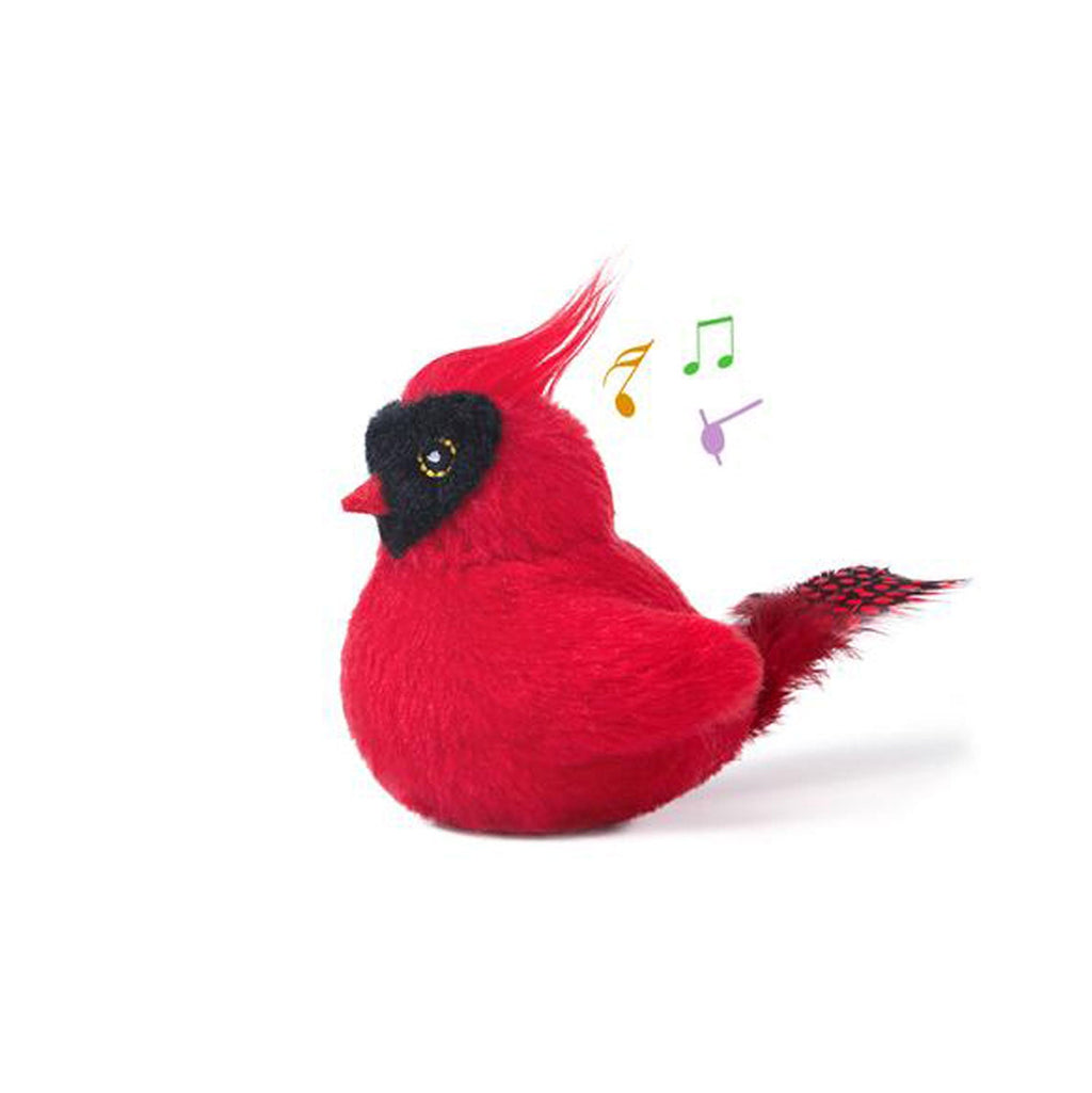 interactive chirping bird cat toy