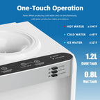 3-in-1 water dispenser with ice maker