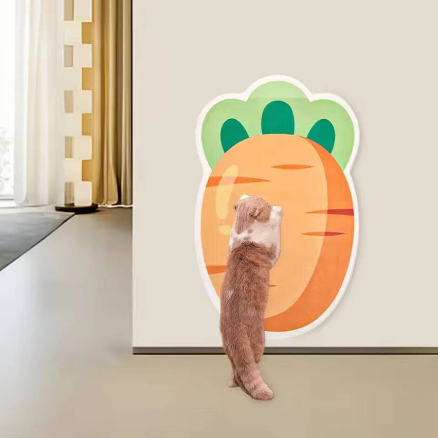 WhiskerGizmo™ Carrot Cat Scratcher Mat