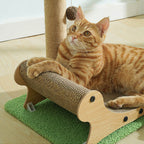 Cat Palm Scratching Post With Sun Lounger
